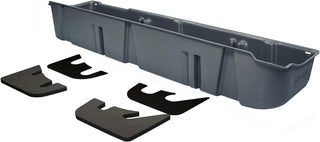 Under Seat Storage Fits 11-14 Ford F-150 SuperCrew with Subwoofer, Gray, Part #20101