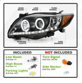 Headlights for Corolla 2008-2010