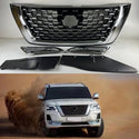 Nissan Patrol Grille and air vent chrome upgrade 2020-21 to 2023