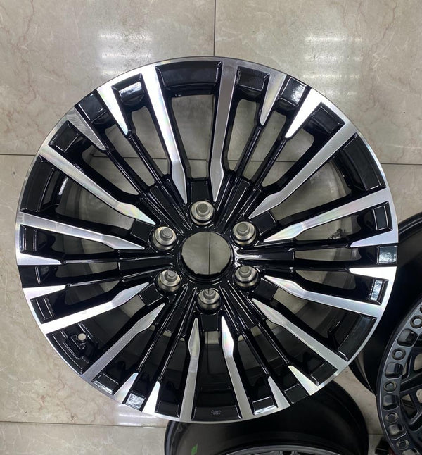 Alloy wheel for Nissan Patrol VTC, Nissan Patrol Platinum, GMC Sierra,  Chevrolet Silverado, Toyota Hilux, Toyota FJ Cruiser, Toyota Prado, New Toyota Land Cruiser 22+ and Mitsubishi Pajero SUV carssize 20 (SIZE: 20×8 PCD: 6×139.7)