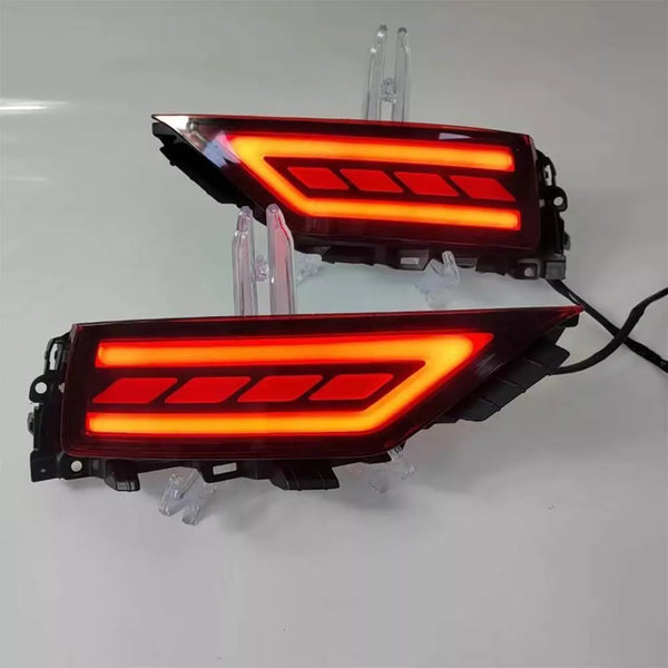 2x LED Rear Bumper Reflector Fog Light For Toyota Land Cruiser LC300