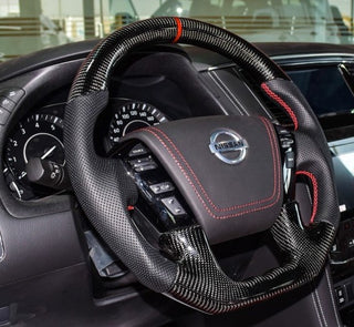 Carbon Fibre steering wheel for Nissan Patrol 2010-2022