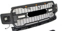 F150 Front Grille  2018 2019 2020 with 3 Amber + 2LED Lights