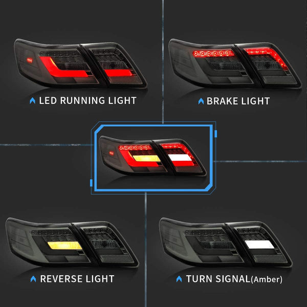 Tail Lights for Camry 2007-2011 with 3D Light Bar.