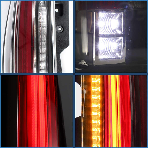 Tail Lights for Tahoe Suburban/Yukon Denali 2007-2014 (Cadillac Style)