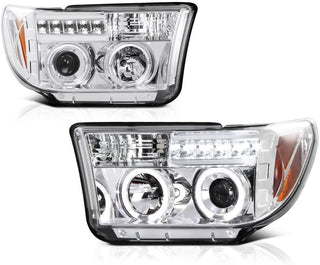 Head Lights For 2007-2013 Toyota Tundra & 2008-2017 Sequoia