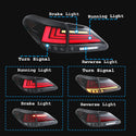 LED Tail Lights For Lexus RX350 RX450 2009-2015 With Start Up Animation