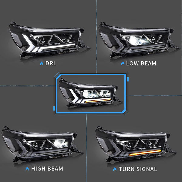 Headlights for Hilux 2016-2022