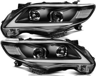 Headlights for Corolla 2011-2013 (Black Housing)