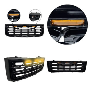 Front Grille for GMC Sierra 2007-2013 (Black Matte)