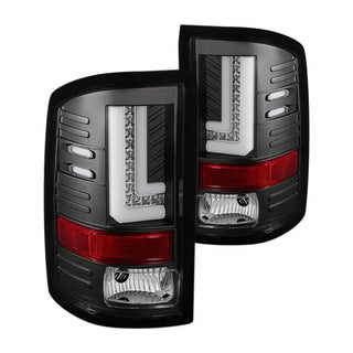 Tail Lights for GMC SIERRA 2014-2016 LED SMK BLK