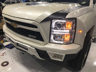 Headlights for Silverado 2007 2008 2009 2010 2011 2012 2013 Smoked/Black